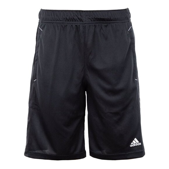 adidas Men's Essentials 3-Stripe Shorts Black & white Stripe NWT - Picture 1 of 3